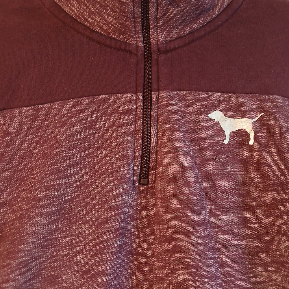 PINK Victoria's Secret Quarter Zip Sweater - Picture 2 of 6